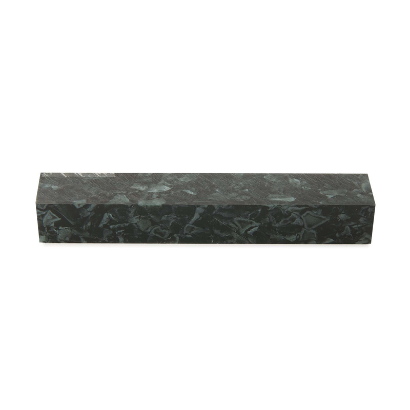 Acrylic Pen Blank - 3/4" x 3/4" x 5" - Color:Black Quartz